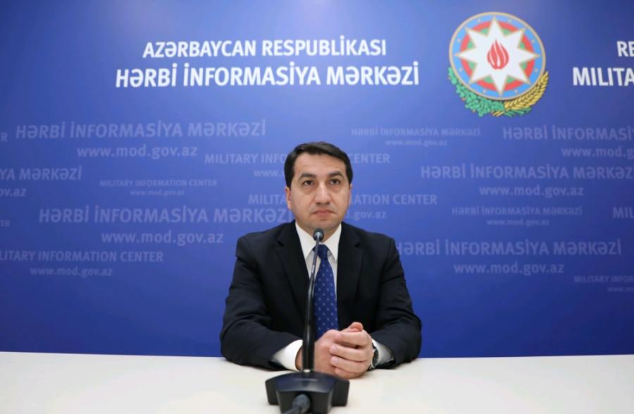 Hikmət Hacıyev: "Azərbaycan Prezidenti xalqa müraciət edib"