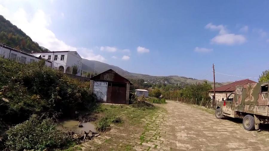 Xocavəndin işğaldan azad edilən kəndlərinin görüntüsü - Video