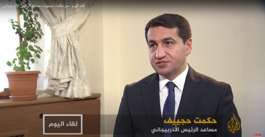 Hikmət Hacıyev “Al Jazeera” kanalına müsahibə verdi