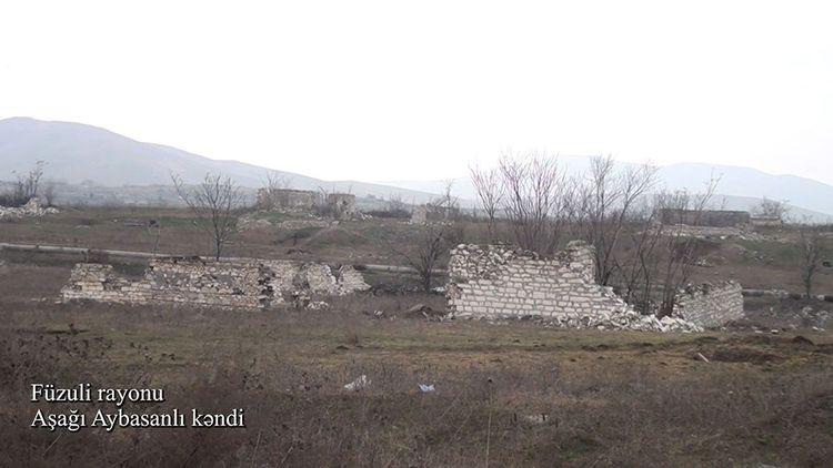 Füzuli rayonunun Aşağı Aybasanlı kəndi - Video