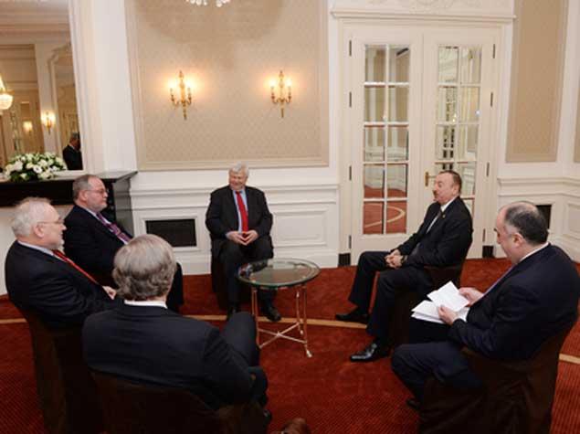 Prezident ATƏT-in Minsk qrupunun həmsədrləri ilə görüşüb