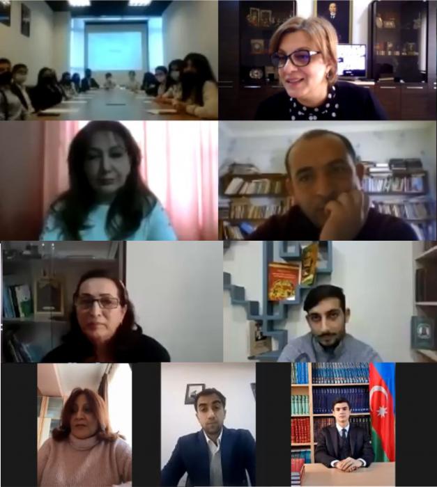 2 fevral Azərbaycan Gənclər Gününə həsr edilmiş videokonfrans keçirilib