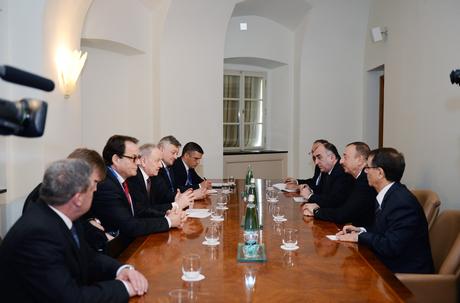 Azərbaycan prezidenti Moldova, Polşa və Gürcüstan prezidentləri ilə görüşüb