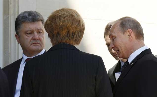 Rusiya və Ukrayna prezidentləri arasında görüş keçirilib