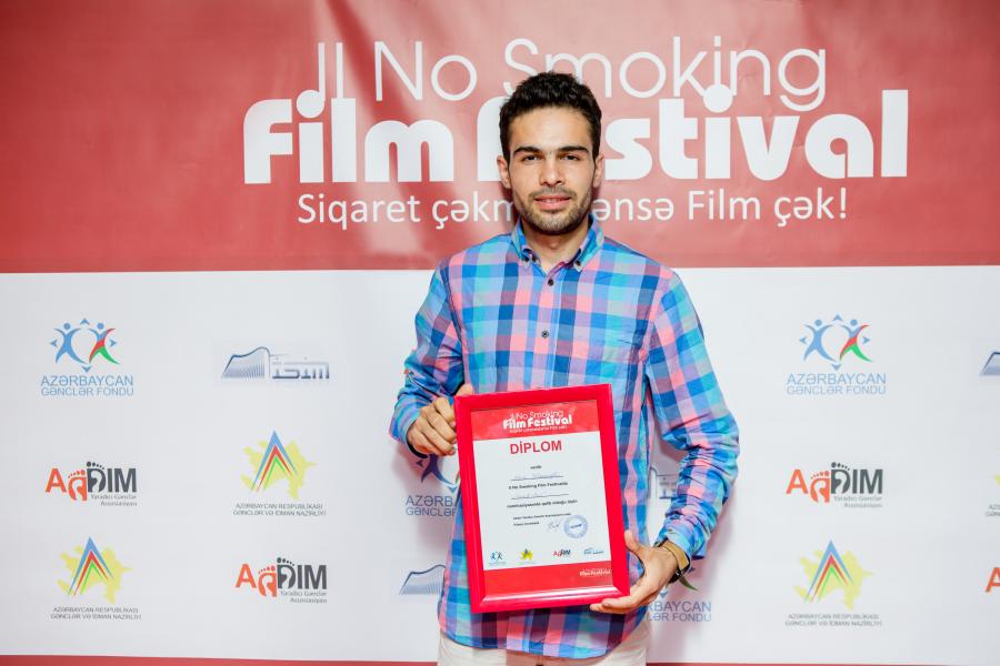 “No Smoking” film festivalının final gecəsi keçirilib