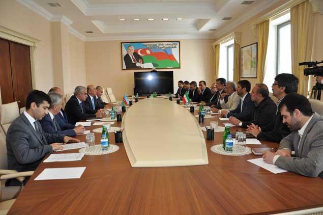 Kəmaləddin Heydərov İranın Sənaye, Mədən və Ticarət Nazirliyinin nümayəndə heyətini qəbul edib