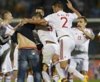 Serbiya – Albaniya matçı yarımçıq dayandırıldı