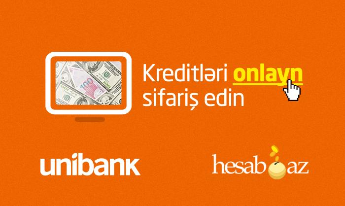 Hesab.az-da Unibankdan kredit sifariş et
