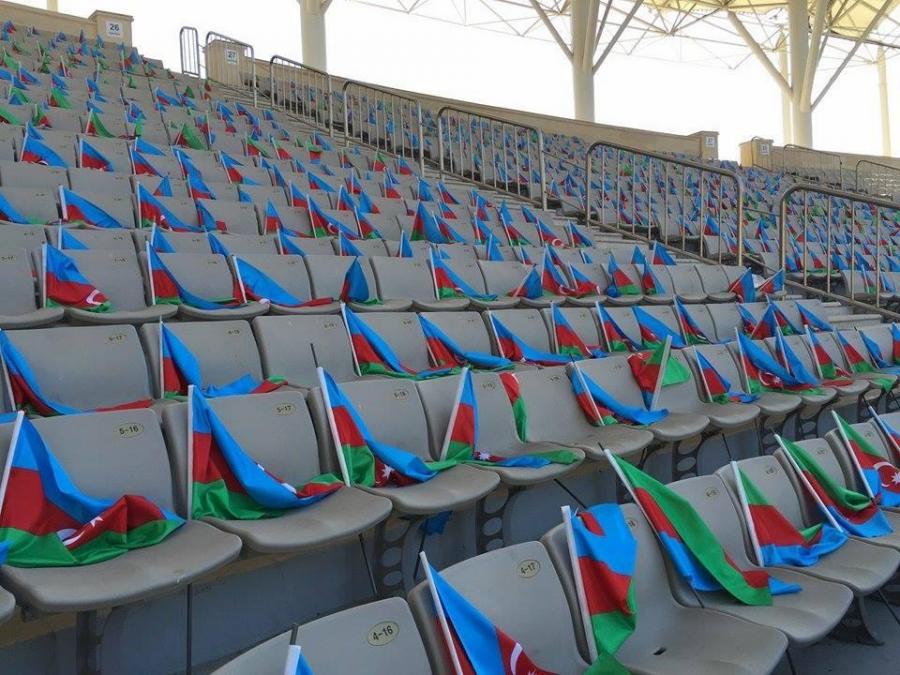 "Qarabağ"ın oyununda 30 min Azərbaycan bayrağı