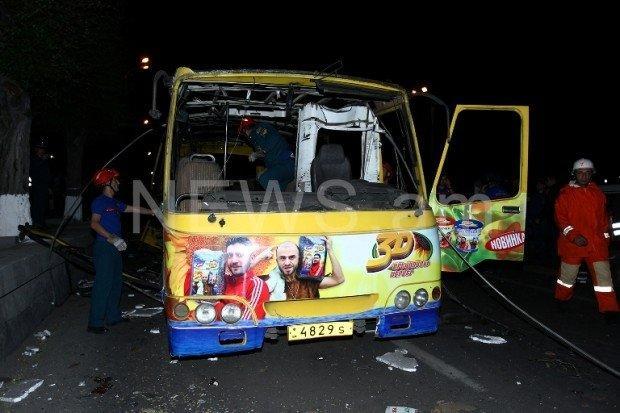 Ermənistan polisi: "Avtobusdakı partlayış fuqaslı olub"