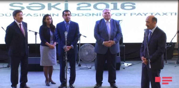 “Türk dünyasının mədəniyyət paytaxtı - Şəki-2016” ilinin açılışı oldu