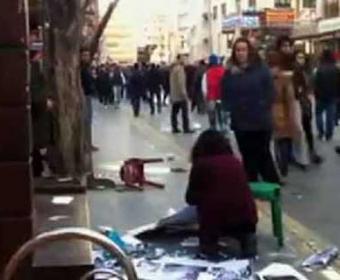 Ankarada Xocalı soyqırımına aid stendlər dağıdıldı: 7 yaralı (VİDEO)