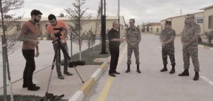 “Şəhidliyə aparan yol” filmi çəkilir
