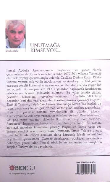 Kamal Abdullanın Türkiyədə yeni kitabı çap olundu