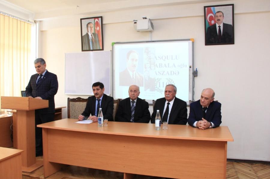 ADPU-da professor Abasqulu Abaszadə adına auditoriya açıldı