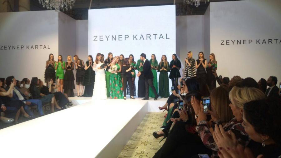 Türk modelyerin "Bahar qızı" Bakıda - Fotolar
