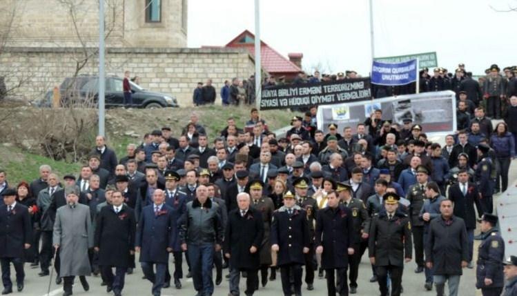 Qubada soyqırımı qurbanları yad edilir