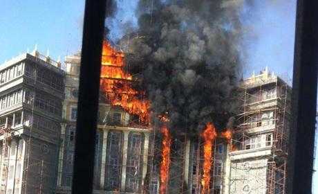 Tibb universiteti yandı (YENİLƏNİB, FOTOLAR)