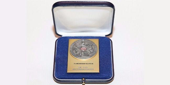 Mehriban Əliyeva Beynəlxalq Gimnastika Federasiyasının yüksək mükafatı ilə təltif olundu