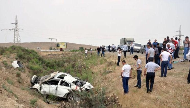 Bakı-Qazax yolunda avtomobil qəzası: 5 ölü - Yenilənib