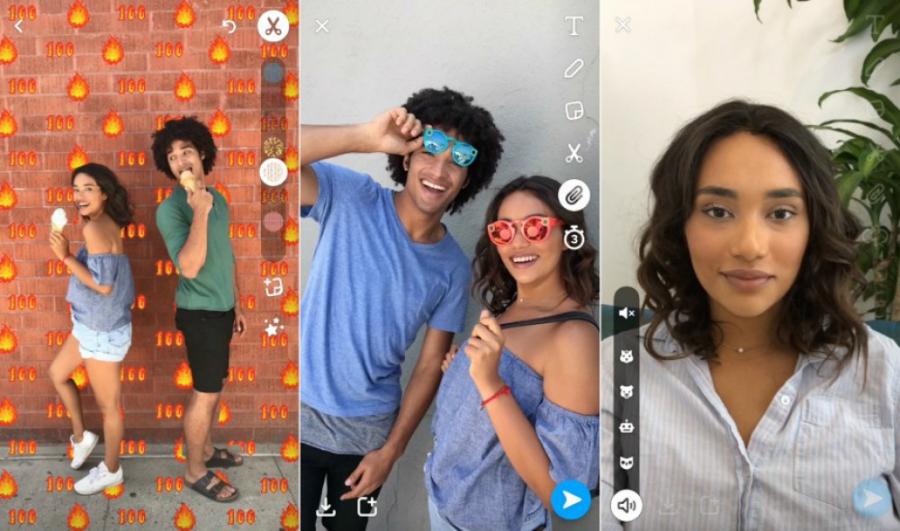 “Snapchat”da səs filtrləri və linklər əlçatan oldu
