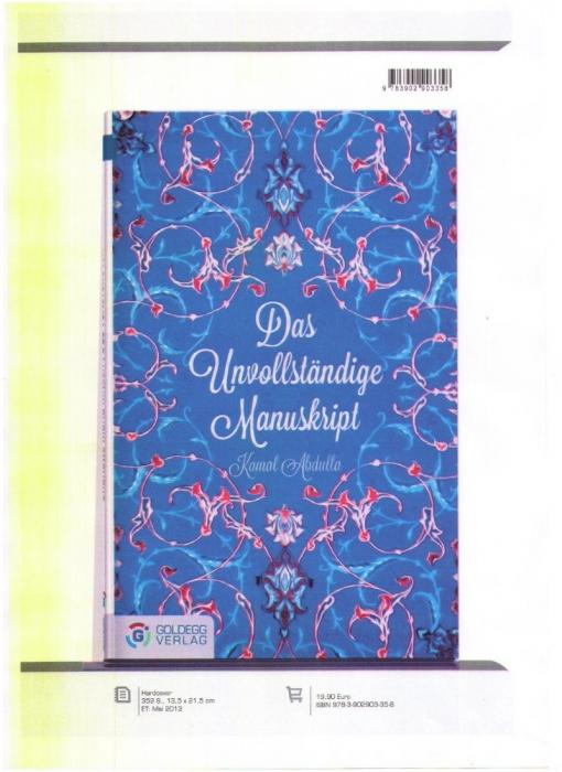“Yarımçıq əlyazma” Avstriyada nəşr olundu