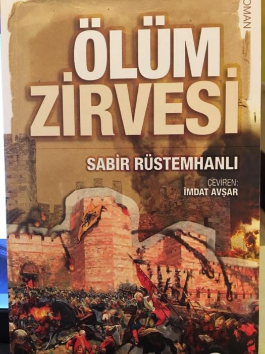 Sabir Rüstəmxanlının “Ölüm zirvəsi” romanı Türkiyədə işıq üzü gördü