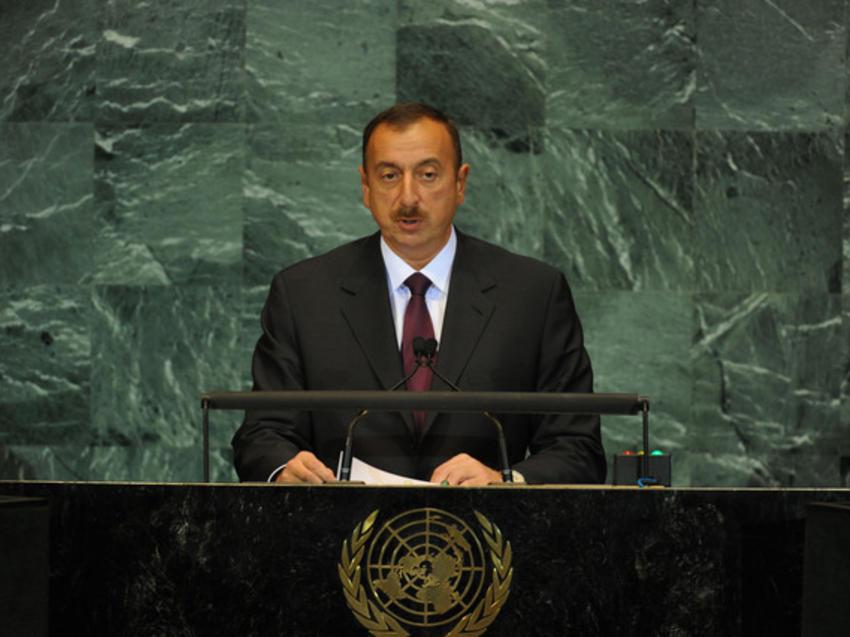 İlham Əliyev BMT tribunasında Sarkisyanı ifşa etdi