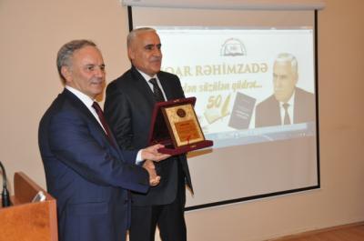 Vüqar Rəhimzadənin 50 illik yubileyi münasibəti ilə tədbir