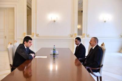 Prezident Gürcüstan baş nazirinin müavinini qəbul etdi
