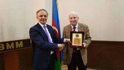 Əməkdar jurnalist Məzahir Süleymanzadənin 65 yaşı qeyd edildi
