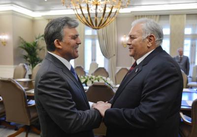 Oqtay Əsədov Abdulla Güllə görüşüb- Foto