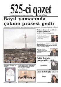 Bu şənbə "525-ci qəzet"də - ANONS