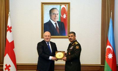 Azərbaycanla Gürcüstan arasında hərbi əməkdaşlıq planı imzalandı