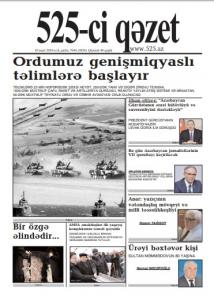 Bu şənbə "525-ci qəzet"də - ANONS