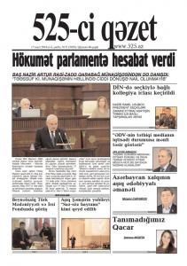 Bu şənbə "525-ci qəzet"də - ANONS