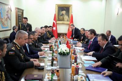 Azərbaycan və Türkiyə müdafiə nazirləri bir arada