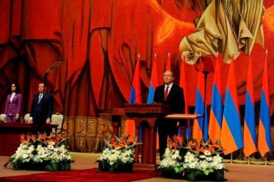 Ermənistanın yeni prezidentinin inauqurasiya mərasimi keçirildi