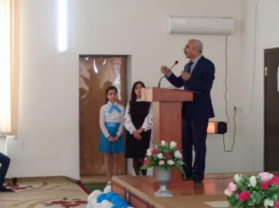 Nazim Əhmədlinin məktəblilərlə görüşü oldu
