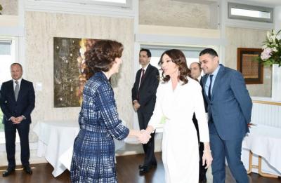 Mehriban Əliyeva UNESCO-nun baş direktoru ilə görüşdü
