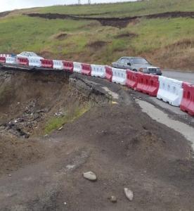 Bakı-Şamaxı yolunda sürüşmə aktivləşib, İsmayıllıda yeni sürüşmə sahələri
