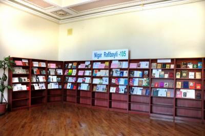 Milli Kitabxanada “Nigar Rəfibəyli-105” adlı sərgi 