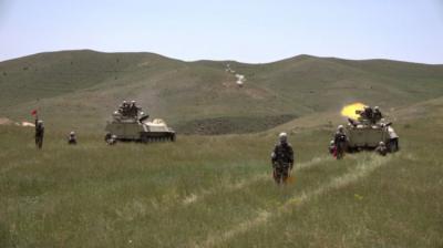 Naxçıvanda döyüş atışlı taktiki xüsusi təlimlər başladı