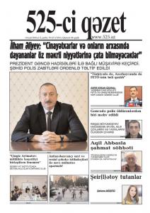 Bu şənbə "525-ci qəzet"də - ANONS