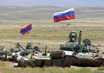 Rusiya ordusu Ermənistanda taktiki təlimlərə başladı