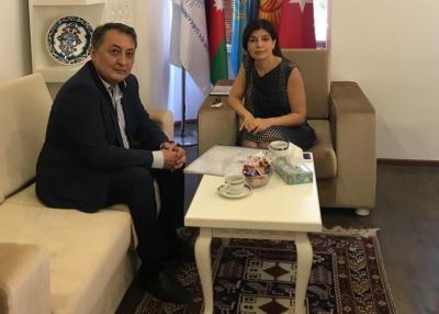 Günay Əfəndiyeva qırğızıstanlı diplomatla görüşdü