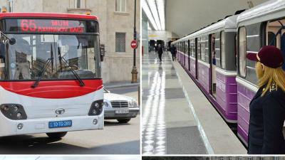 Metro və marşrut avtobuslarında gediş haqqı artırıldı