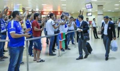 "Qarabağ" Bakıda coşğu ilə qarşılandı