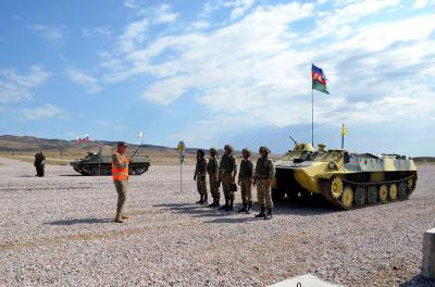 Azərbaycan hərbçilərinin də iştirak etdiyi artilleriya müsabiqəsi davam edir