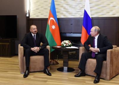 Putin: "Azərbaycan-Rusiya münasibətləri həm siyasi, həm iqtisadi istiqamətdə inkişaf edir"